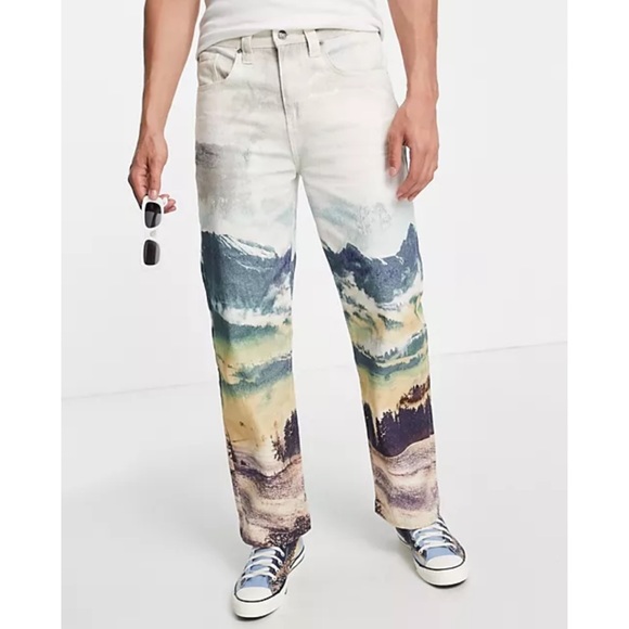 Jaded London Other - Jaded London Co-ord Landscape Skate Jeans